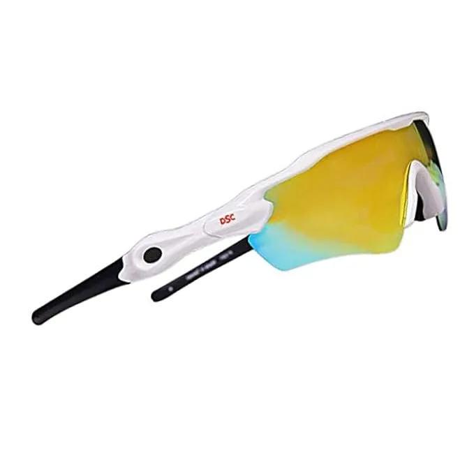 DSC Glider Cricket Sunglasses White