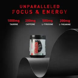 MuscleBlaze Pre Workout WrathX Fruit Fury 0.75 lb 20 Servings Creapure NitroBlaze BioPerine