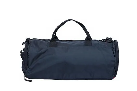Total Grapel Gym Bag Black/Red Durable Polyester Multiple Compartments Shoulder Strap Sports