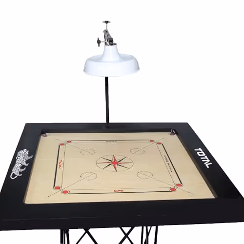 Total TENX Tournament Carrom Lamp Shade Professional National International Match Lamp Set