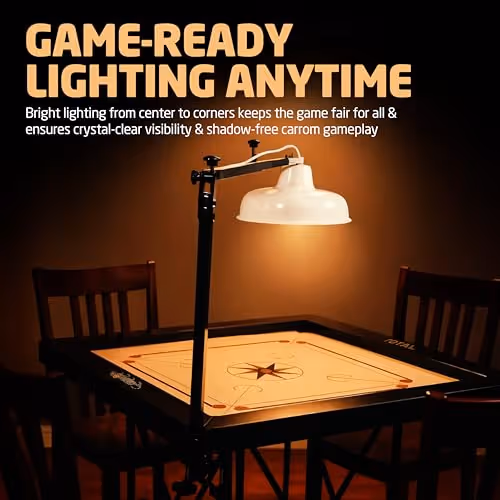 Total TENX Tournament Carrom Lamp Shade Professional National International Match Lamp Set
