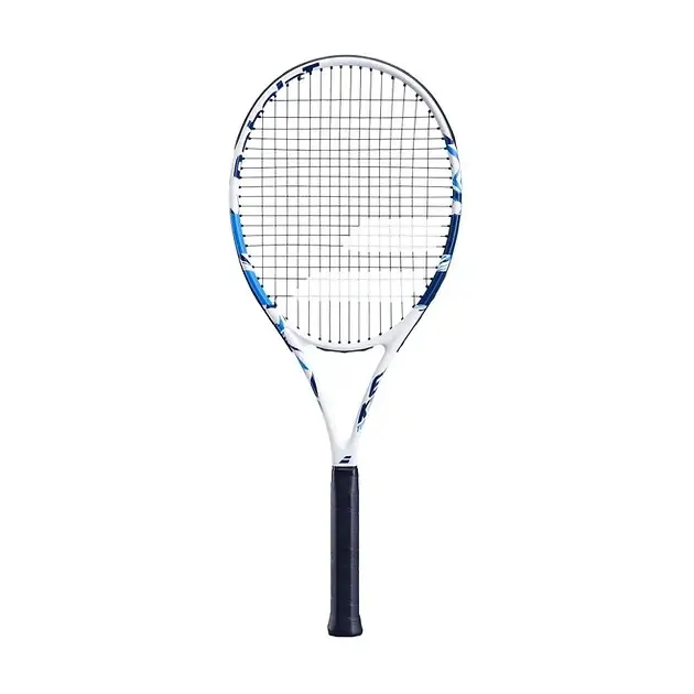Babolat Evoke Team Strung Tennis Racquet 270g White Blue Green