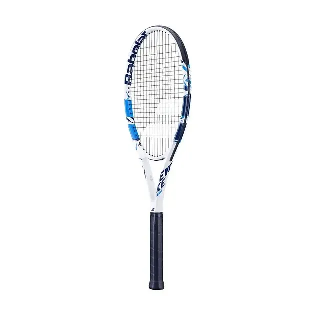 Babolat Evoke Team Strung Tennis Racquet 270g White Blue Green