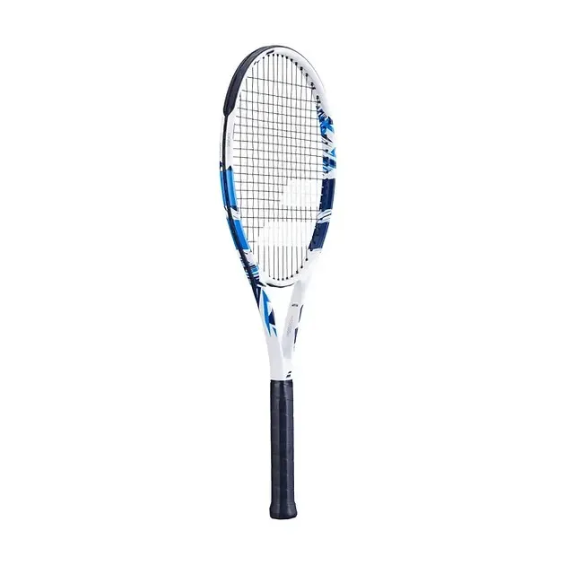 Babolat Evoke Team Strung Tennis Racquet 270g White Blue Green