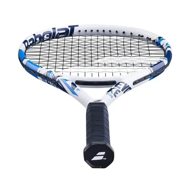 Babolat Evoke Team Strung Tennis Racquet 270g White Blue Green