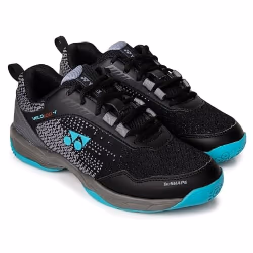 Yonex V100-I JR Badminton Shoes Black Vivid Sky Size 3