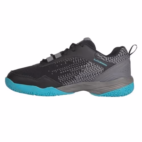 Yonex V100-I JR Badminton Shoes Black Vivid Sky Size 3