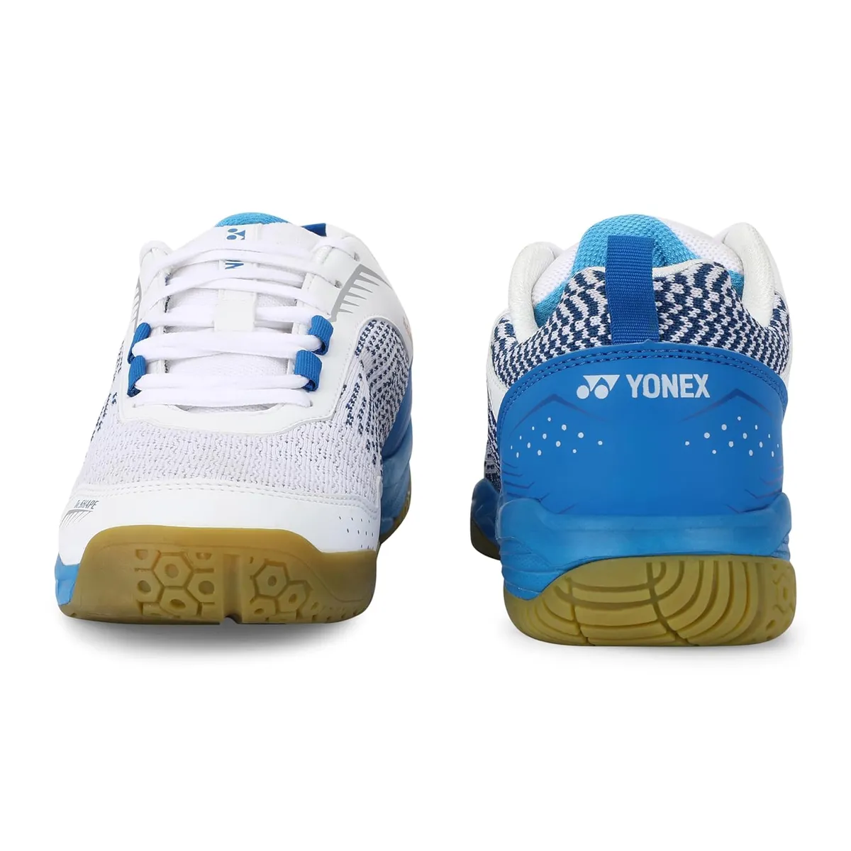 Yonex V100-i Jr Badminton Shoes White Blue Hawaii Size 3