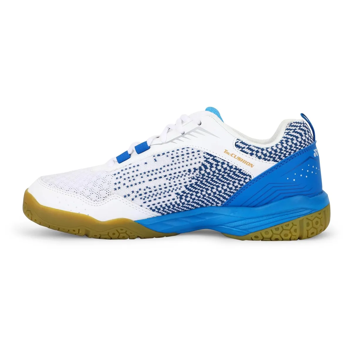 Yonex V100-i Jr Badminton Shoes White Blue Hawaii Size 3