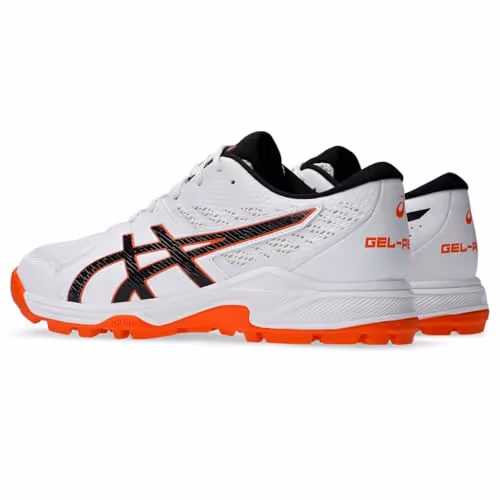 ASICS Gel-Peake 2 Cricket Shoes Rubber Spike White/Electric Blue Size 11