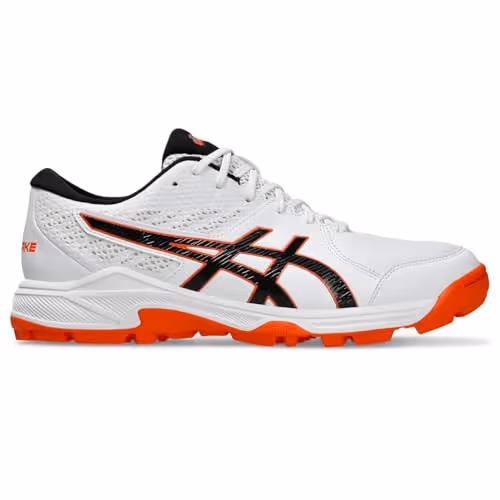 ASICS Gel-Peake 2 Cricket Shoes Rubber Spike White/Electric Blue Size 11