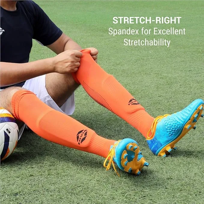 Nivia PP Football Stockings 991 Orange/Black Size L
