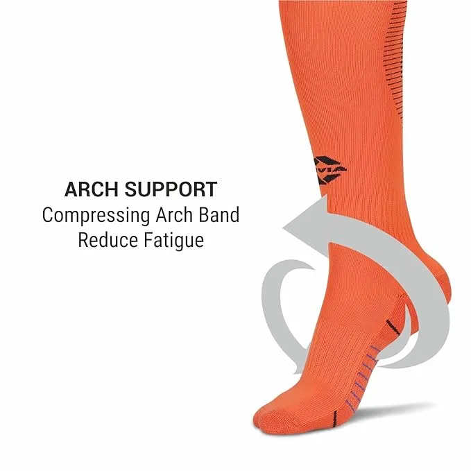 Nivia PP Football Stockings 991 Orange/Black Size L