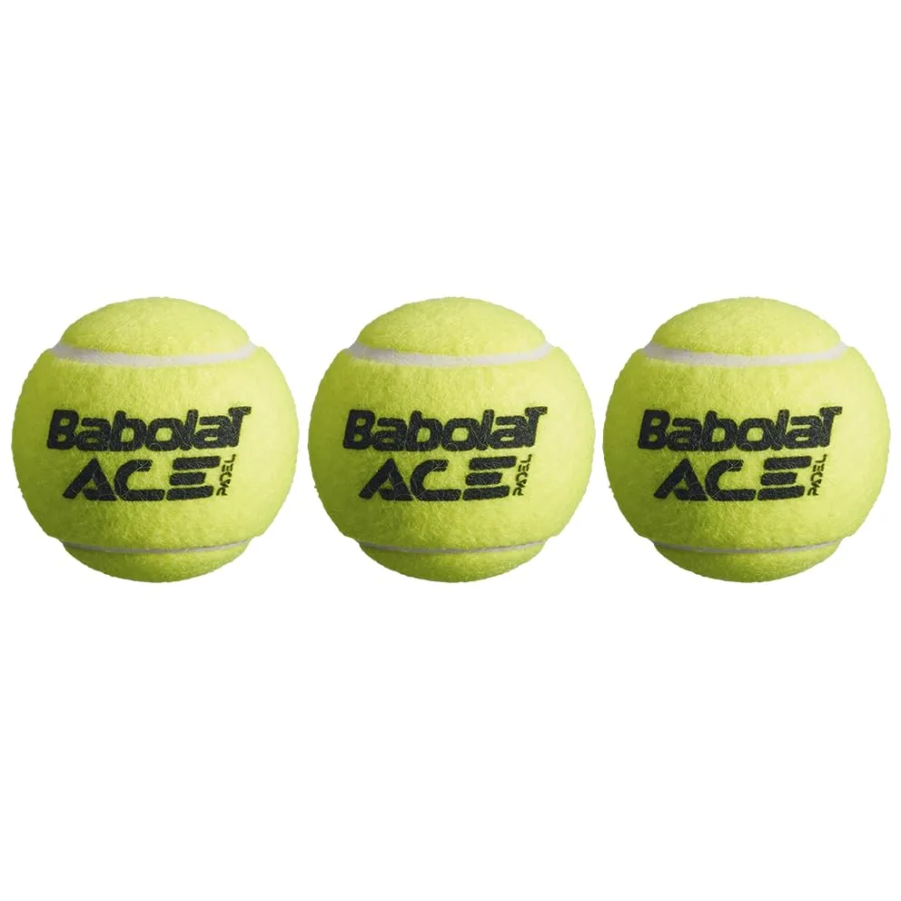 Babolat Aces X3 Padel Balls Can of 3 FIP Approved Yellow