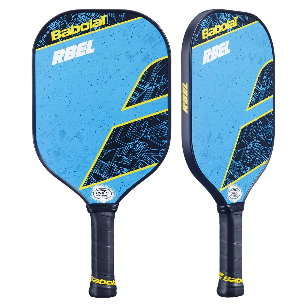 Babolat RBEL Rebel 14mm Pickleball Paddle Blue 216g Lightweight Fast Hands