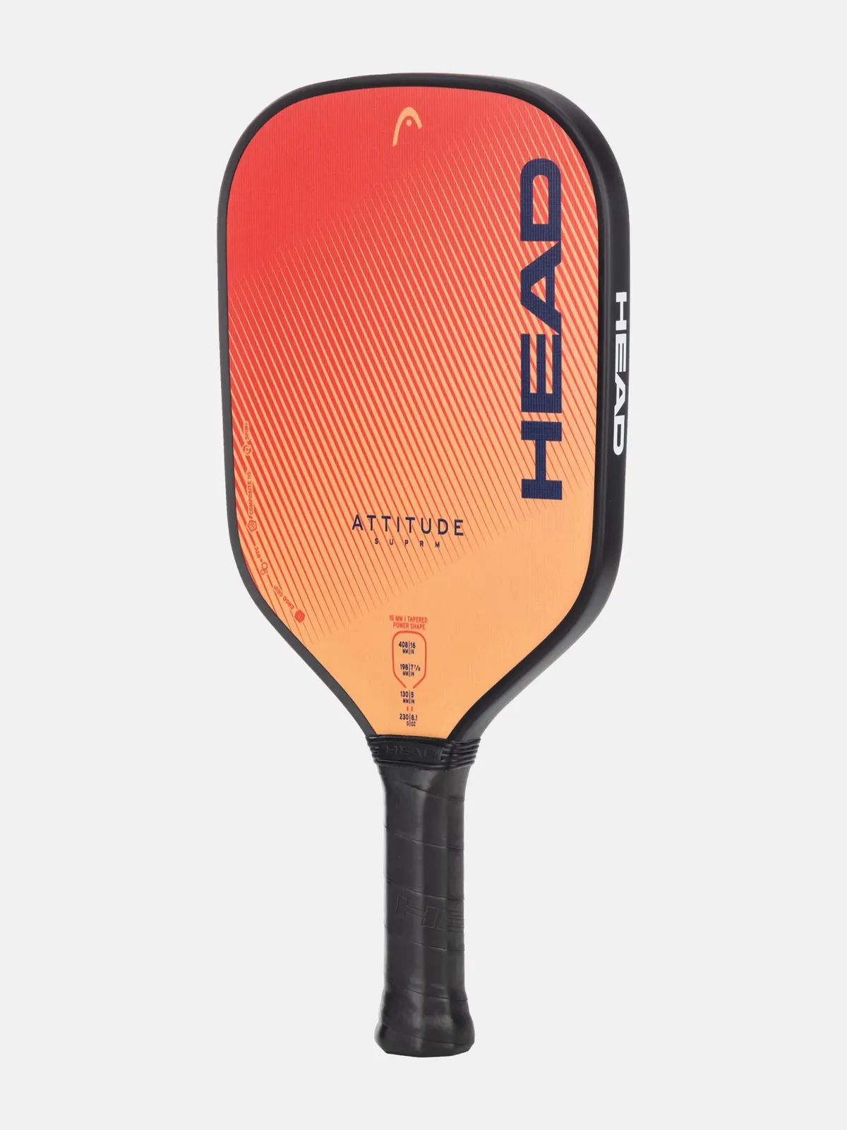 HEAD Attitude Supreme Pickleball Paddle Orange/Red