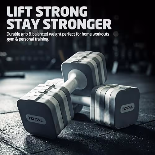 Total CH-TSF3-1 Adjustable Dumbbell Set (Pair)
