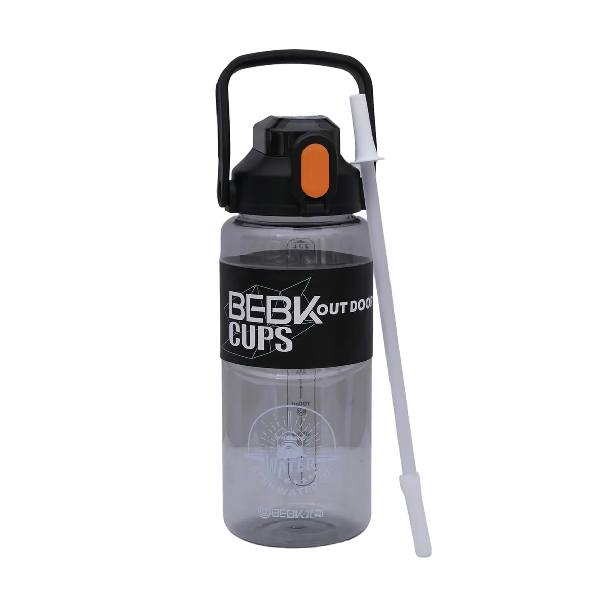 TS TS6-2 Large Capacity Sipper Black 2 L