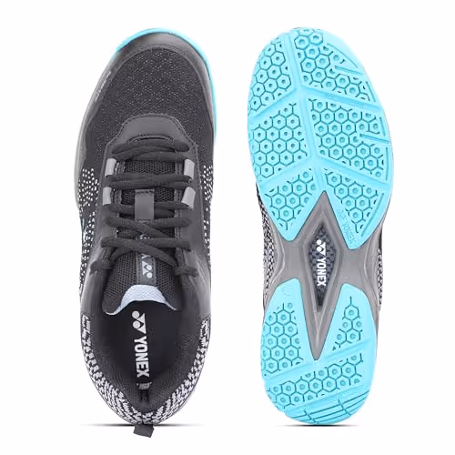 Yonex V100-I Badminton Shoes Black Vivid Sky Size 9