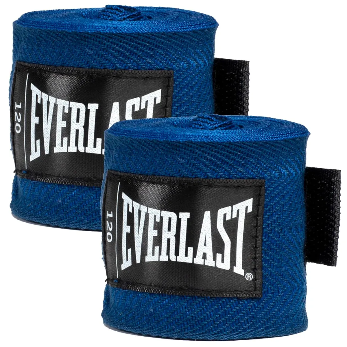 Everlast Standard Boxing Hand Wraps Navy Blue 108" (2.75m) Poly-Cotton Thumb Loop Hook-Loop