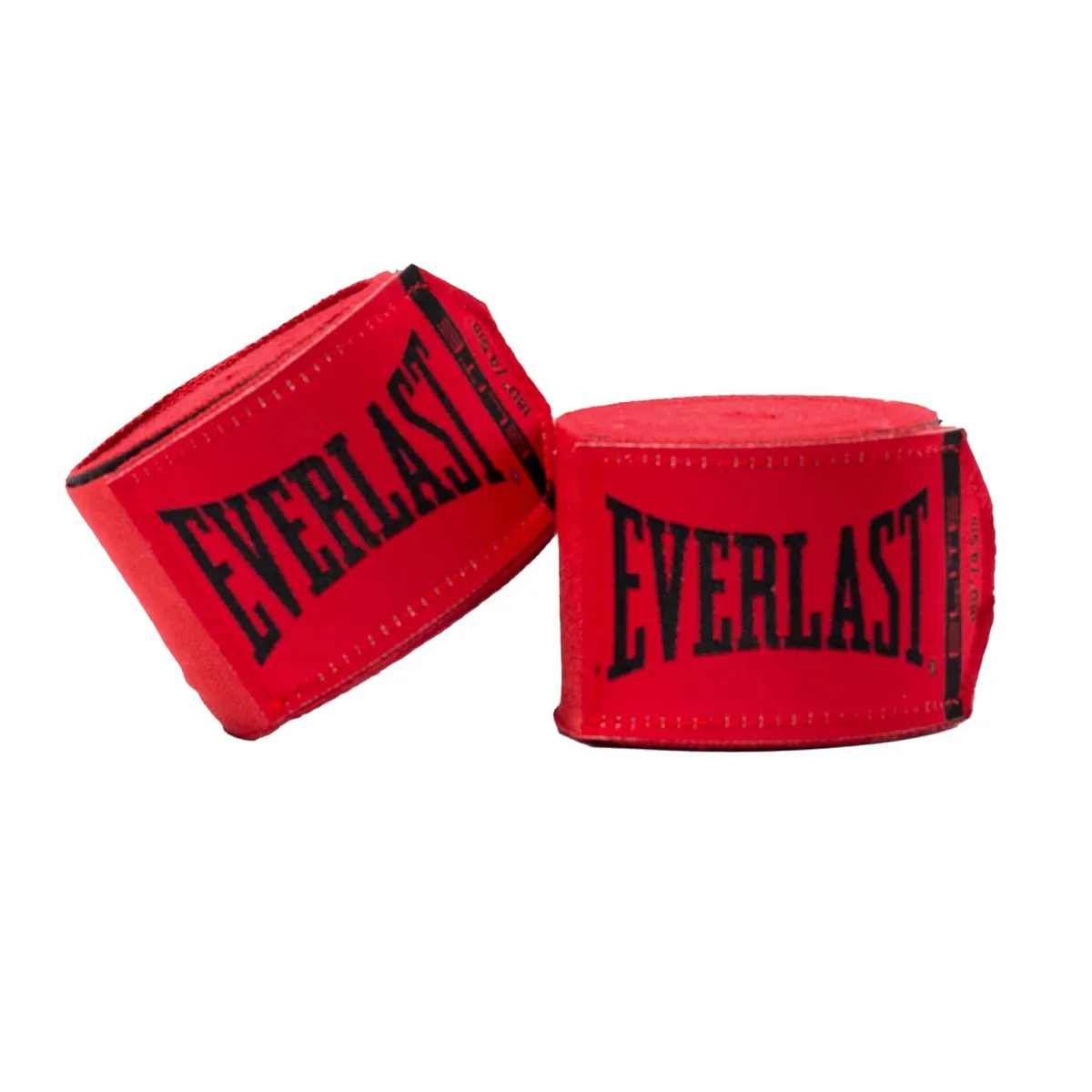 Everlast Pro Boxing Hand Wraps Red 180" (4.55m) Poly-Cotton Thumb Loop Hook-Loop