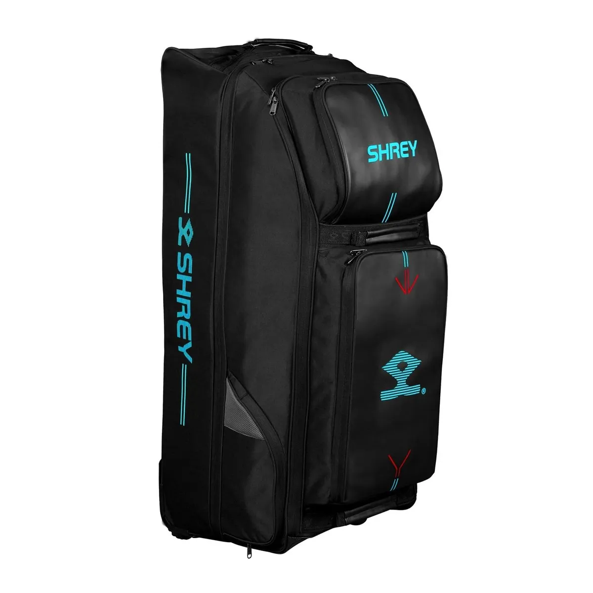 Shrey Meta Wheelie 150 Cricket Kit Bag Black
