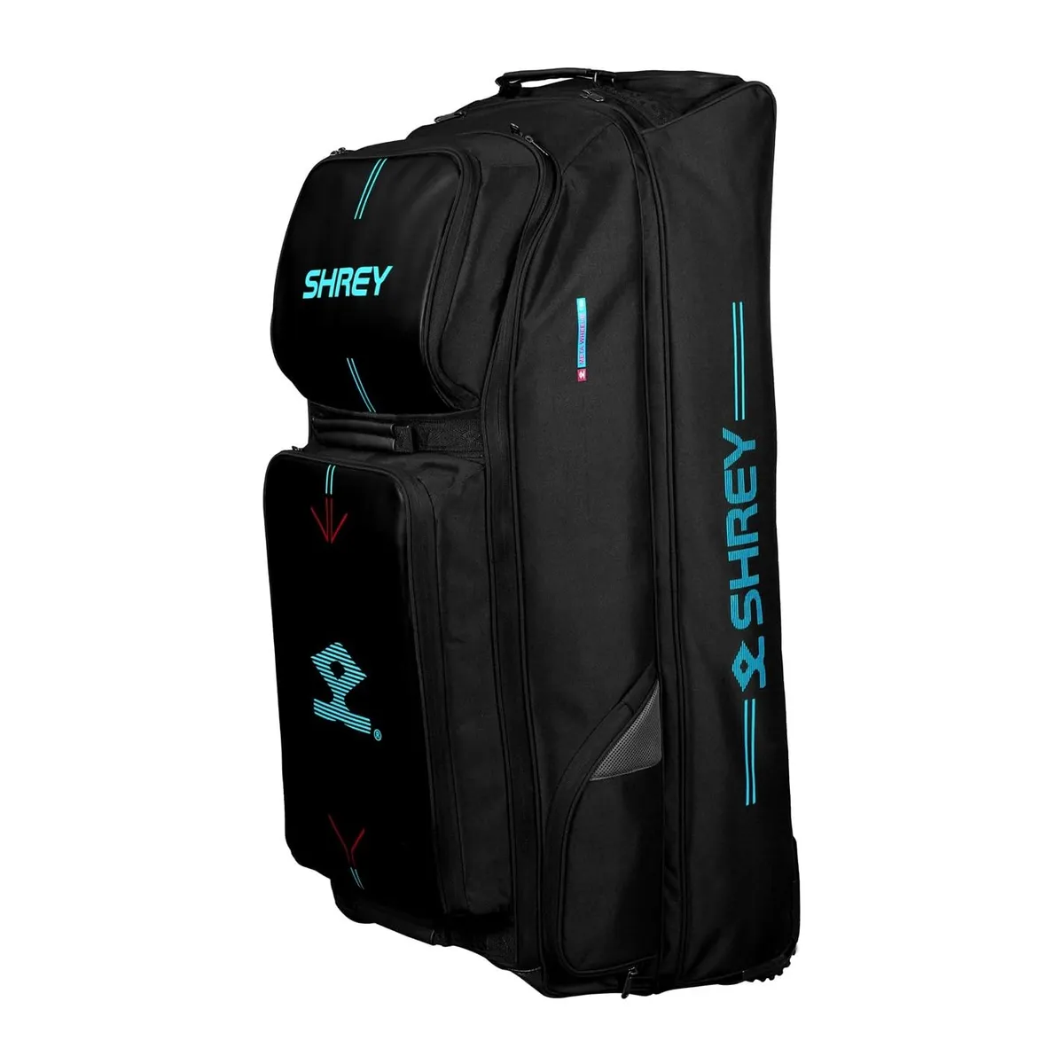 Shrey Meta Wheelie 150 Cricket Kit Bag Black