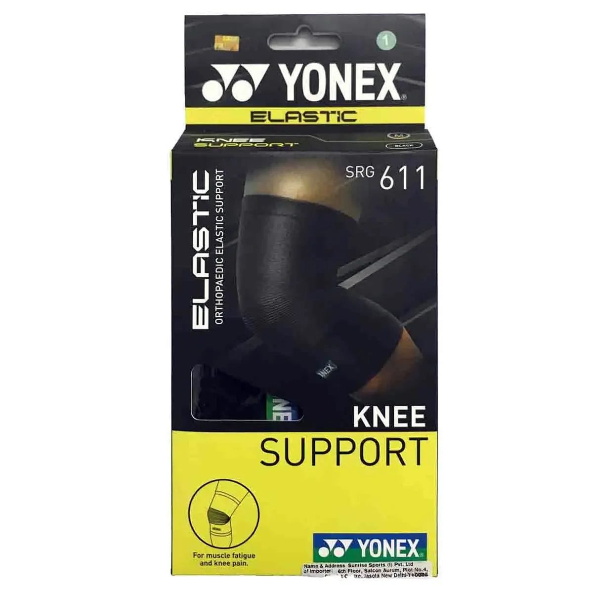 Yonex Elastic SRG611 Knee Support Black Size S
