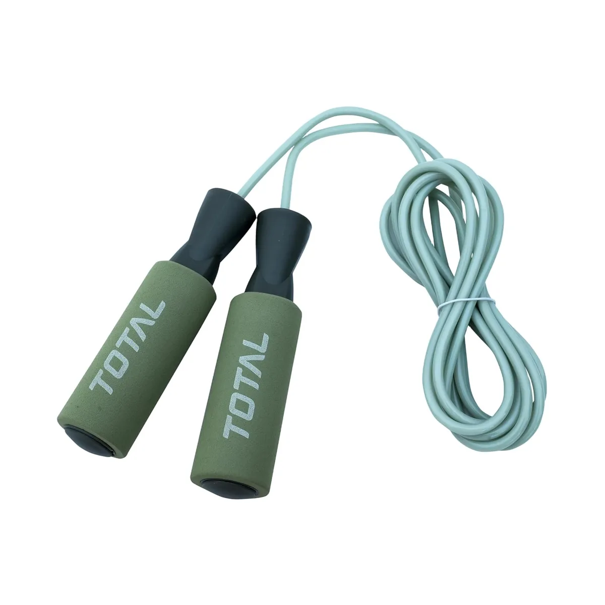 Total Sports 0615 Skipping Rope Green Adjustable PVC Cardio Agility Home Gym Training