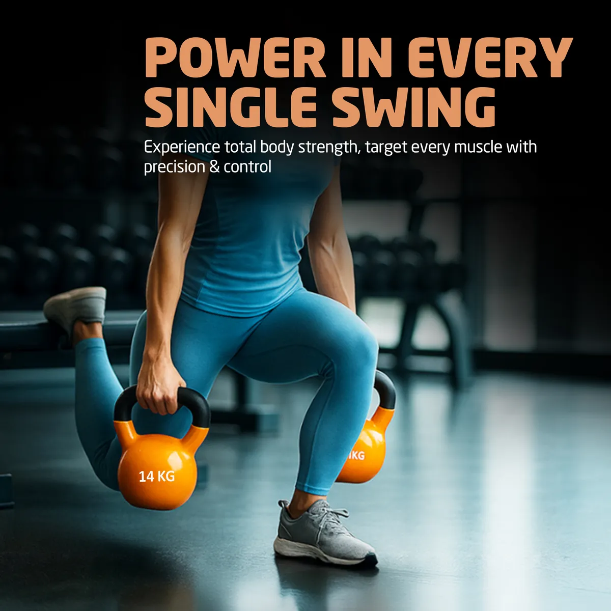 Total Kettlebell Orange 22kg