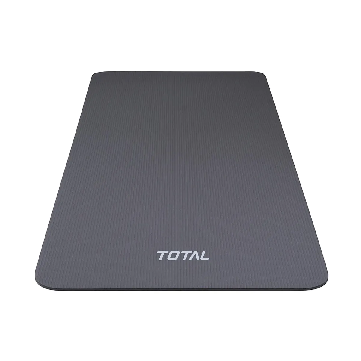 Total Sports Fitness TPE Yoga Mat Black 6mm Non-Slip Eco-Friendly