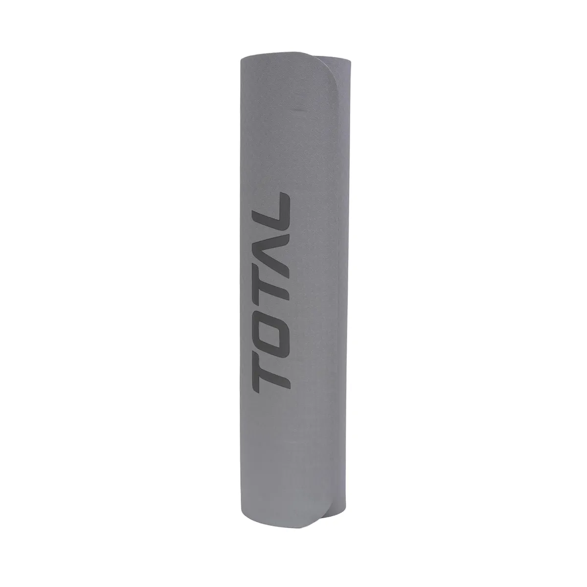 Total Sports Fitness TPE Yoga Mat Grey 6mm Non-Slip Eco-Friendly