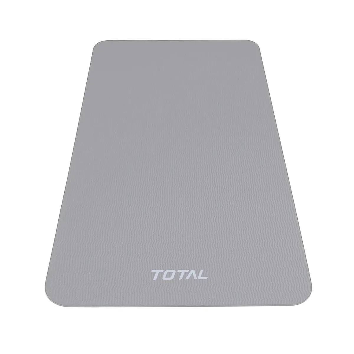 Total Sports Fitness TPE Yoga Mat Grey 6mm Non-Slip Eco-Friendly