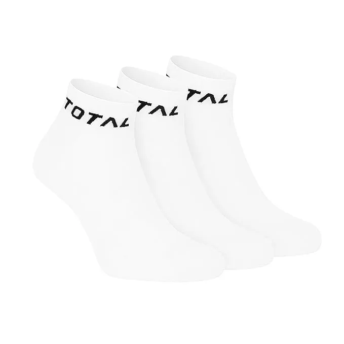 Total TS-SCK-2022 Kids Ankle Socks White Pack of 3