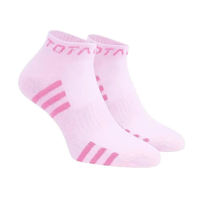 Total TS-SC-2009 Women's Ankle Socks Pink Single Pair