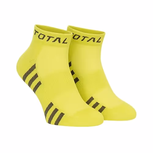 Total TS-SC-2022 Women's Ankle Length Socks Black/Orange Single Pair