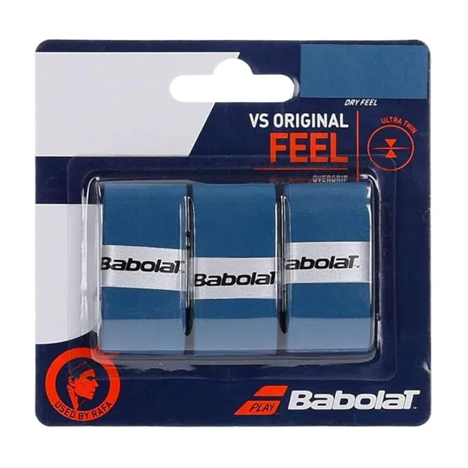Babolat VS Original x3 Pure Badminton Grip Black-Blue