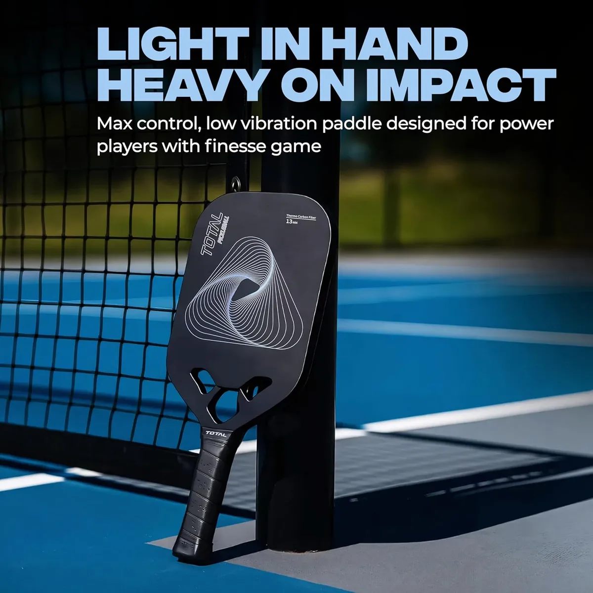 TOTAL TSF6-5 Pickleball Paddle Black 13MM Core