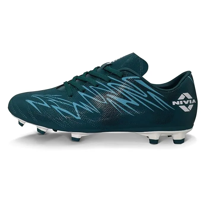 Nivia Encounter 11 Football Studs FB-1664AG Arabian Green UK 11