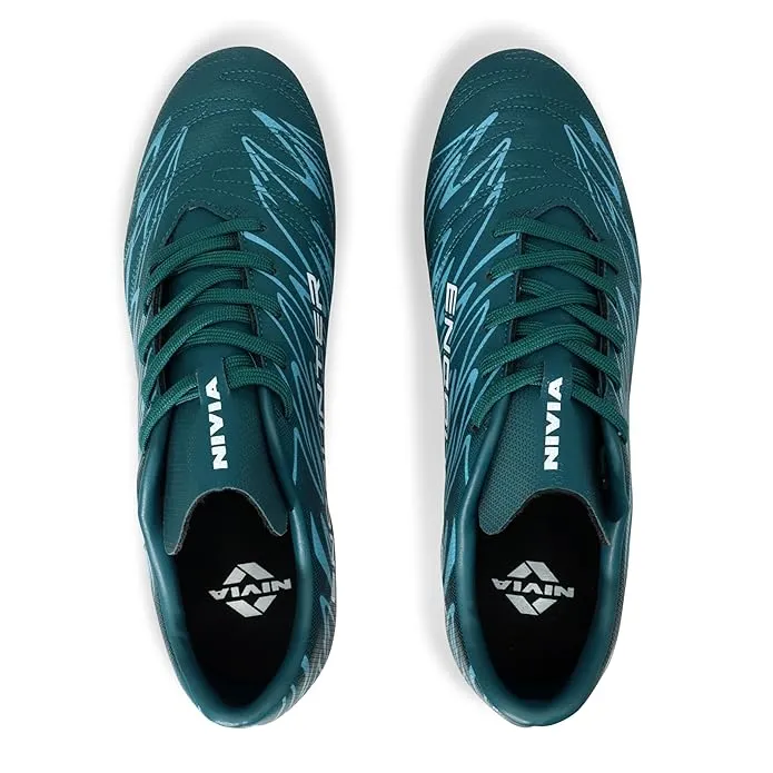 Nivia Encounter 11 Football Studs FB-1664AG Arabian Green UK 11