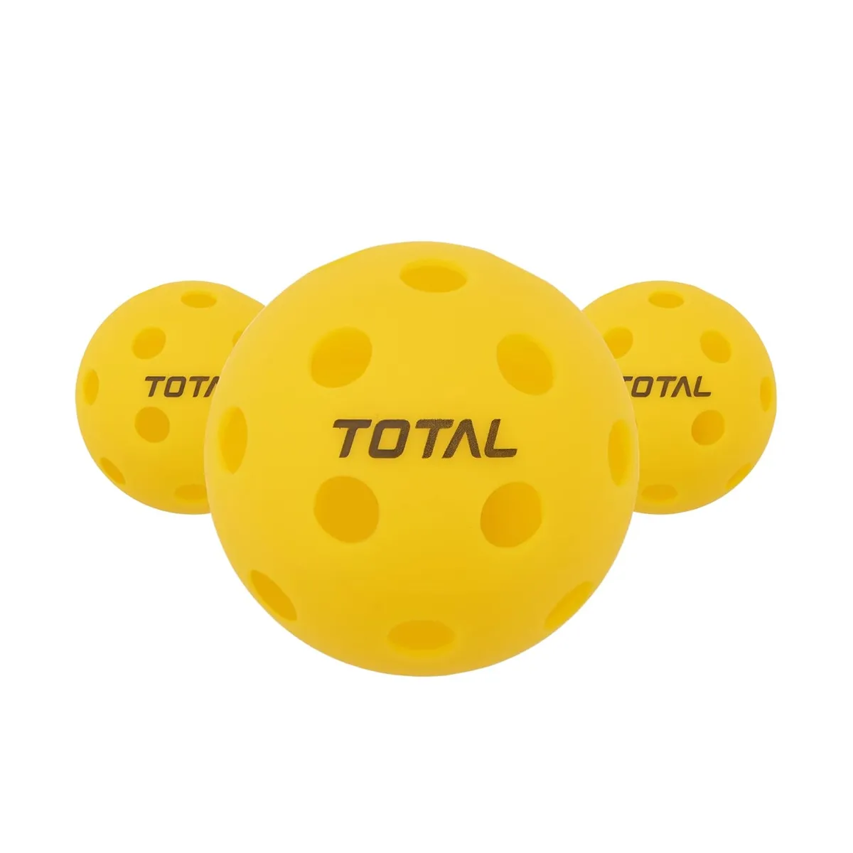 TOTAL TSF6-12 40-Hole Outdoor Pickleball Yellow