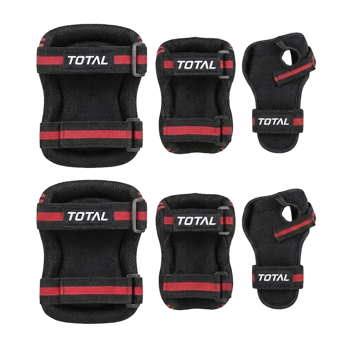 Total CH-TS2109 Skating Protective Set Red Size XS