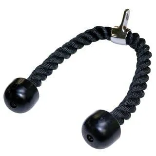 TS 9130 Tricep Rope Cable Attachment Nylon Pull Down Gym Machine Accessory