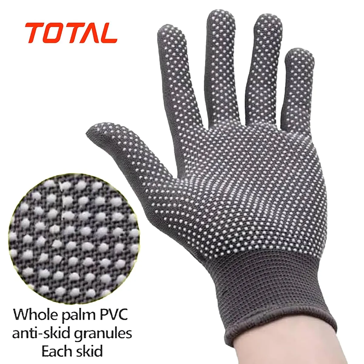 Total HI-Regular Cricket Tennis Batting Gloves Black