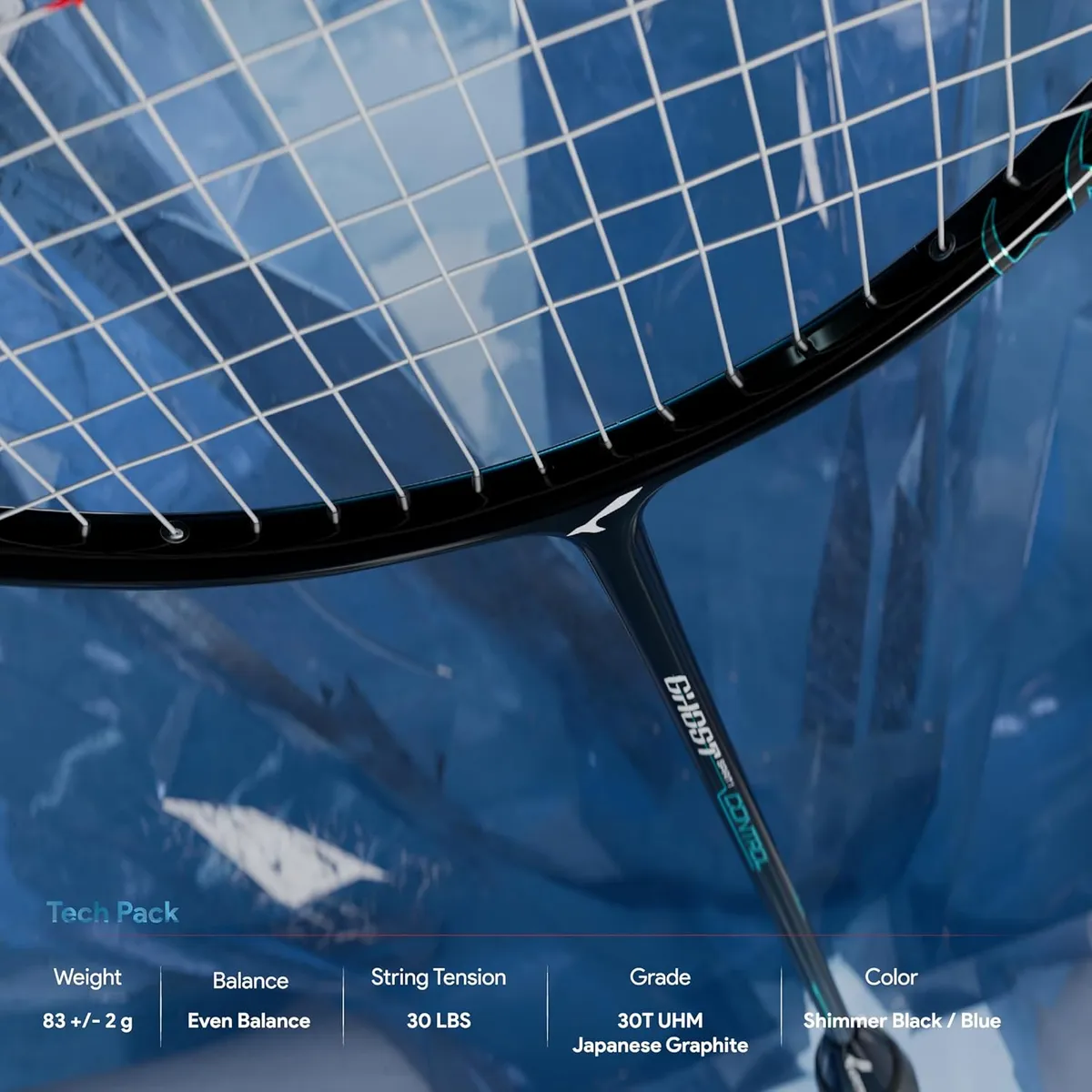 Katana Ghost Ice Edition Bundle Badminton Racquet