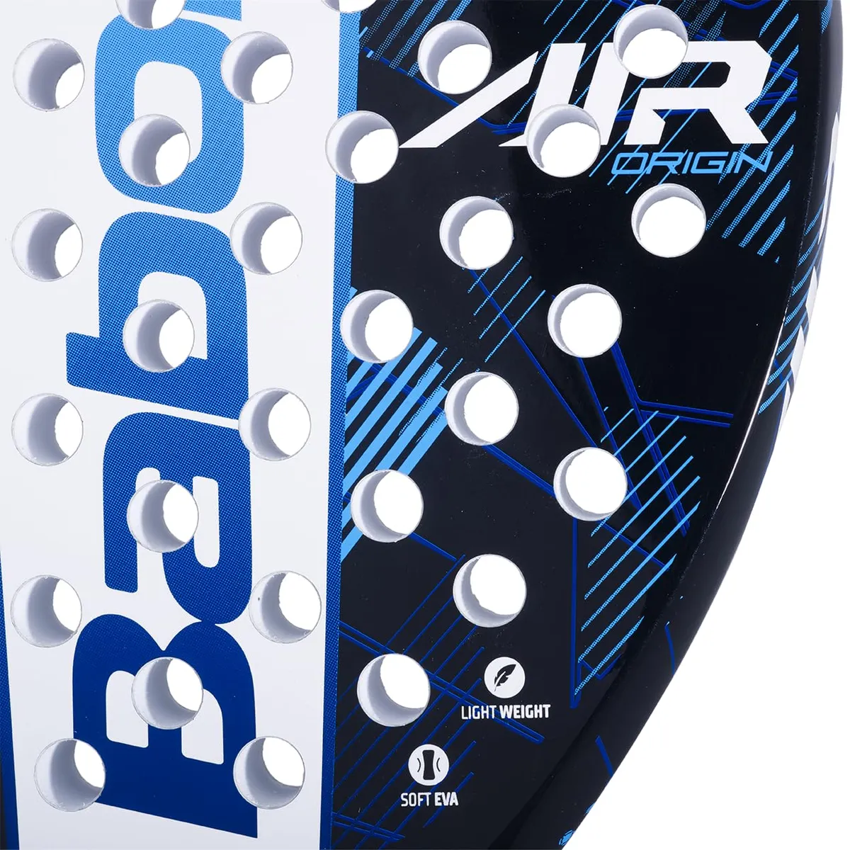 Babolat Air Origin Padel Racquet Blue 345g Teardrop Fiberglass EVA