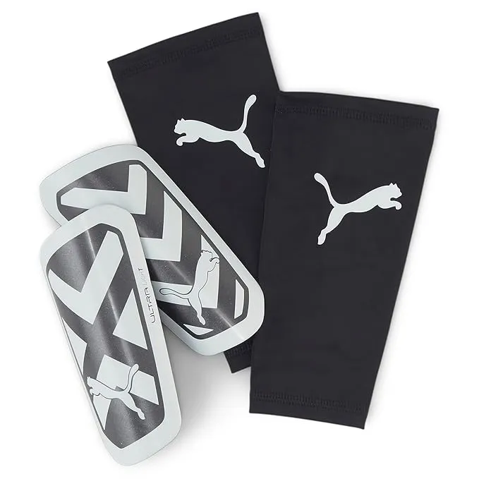 PUMA Ultra Light Sleeve Shin Guards 030873_03 PUMA Black/PUMA White Size L
