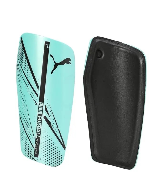 PUMA Attacanto Shin Guards 030887_07 Electric Peppermint/PUMA Black Size L