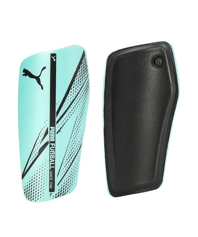 PUMA Attacanto Shin Guards 030887_07 Electric Peppermint/PUMA Black Size L