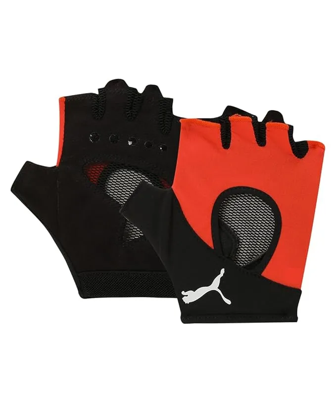 Puma TR Gym Gloves Pink 041773-08 Women's Training Gym Gloves Medium